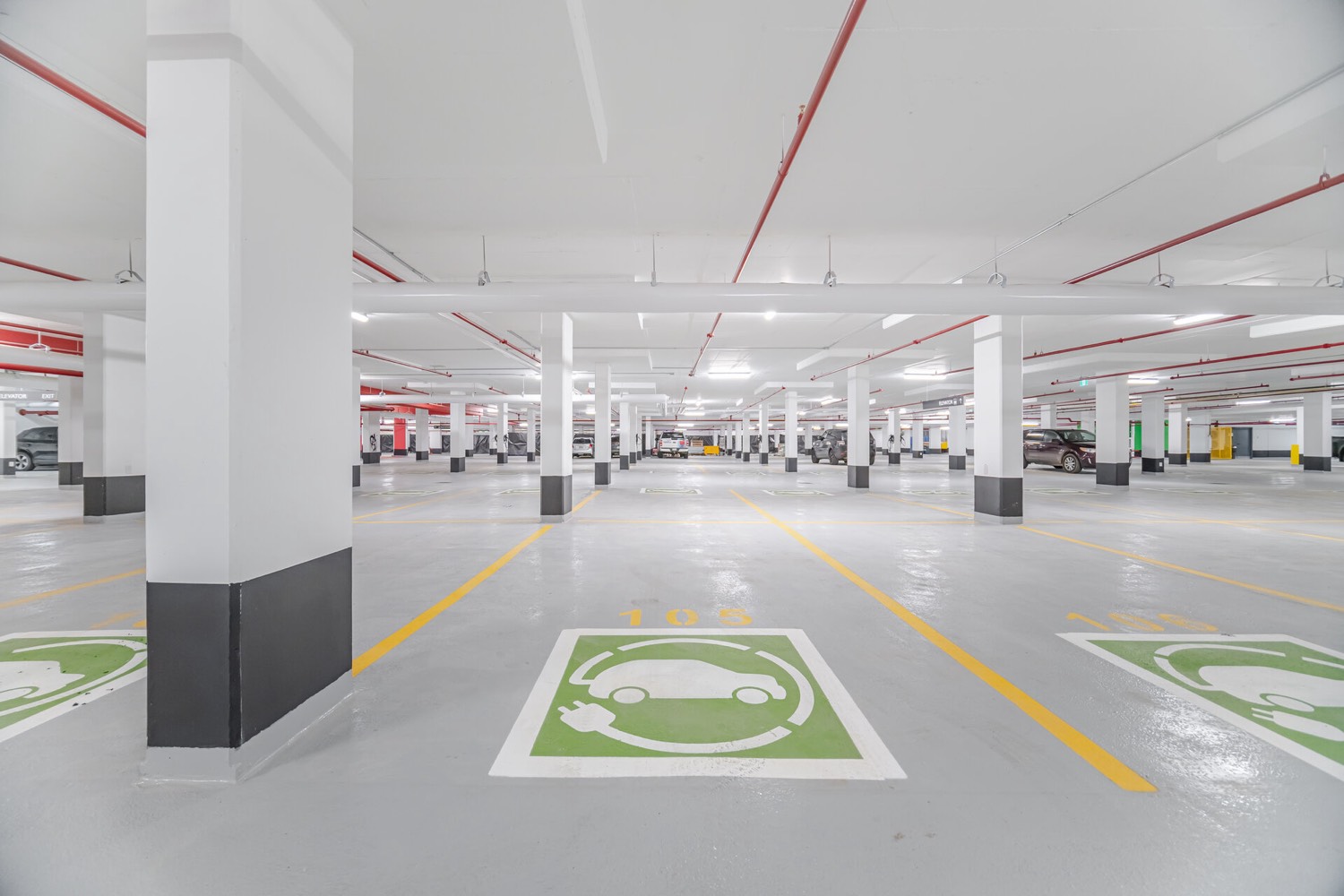 EV-ready underground parking