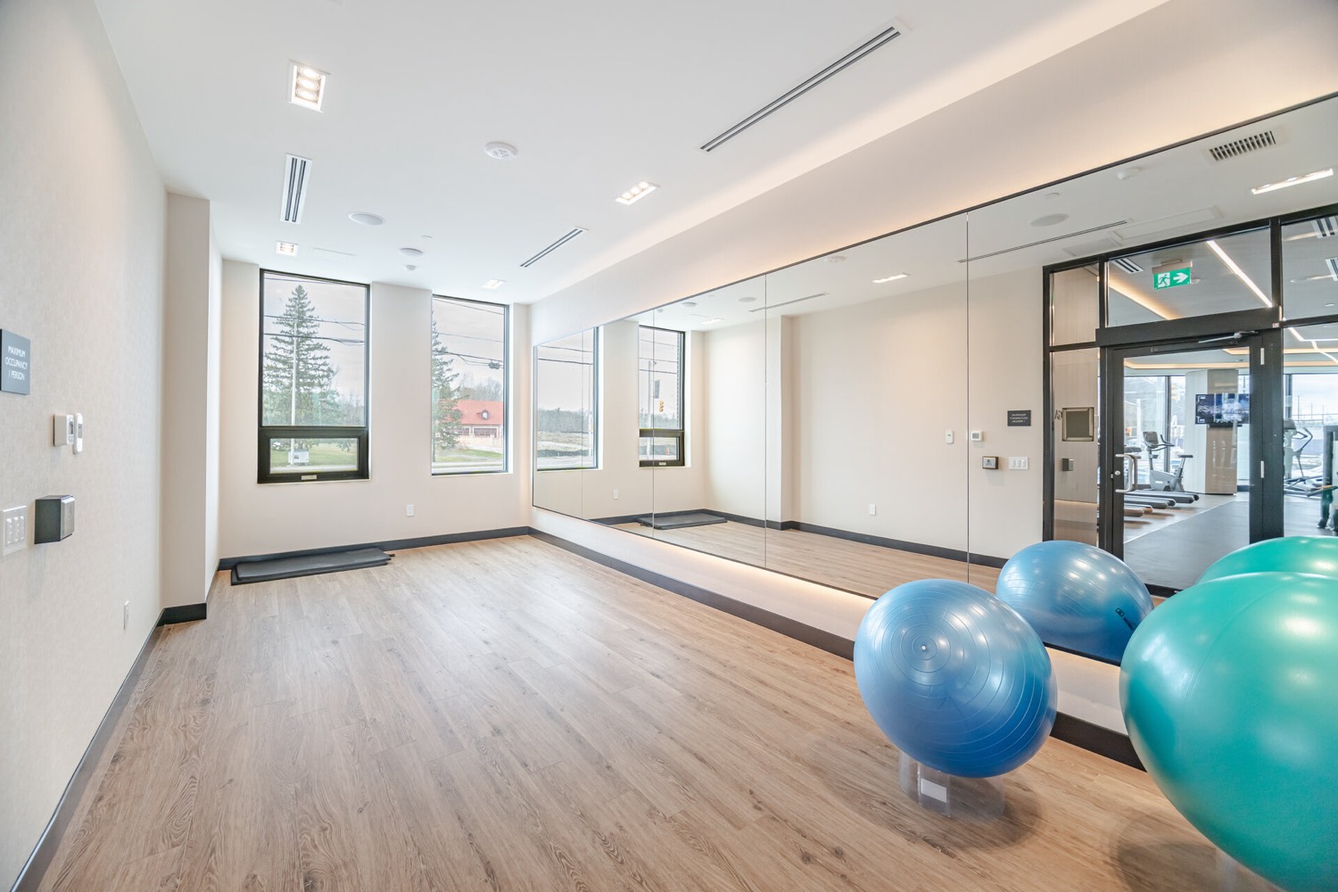 Yoga and stretch studio