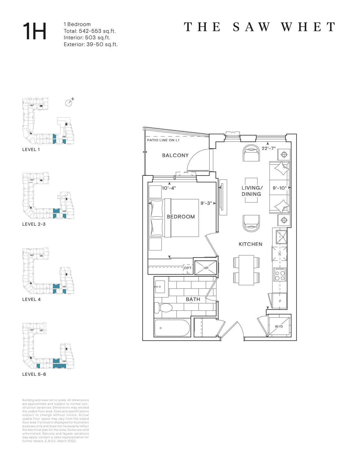Floor plan 1H
