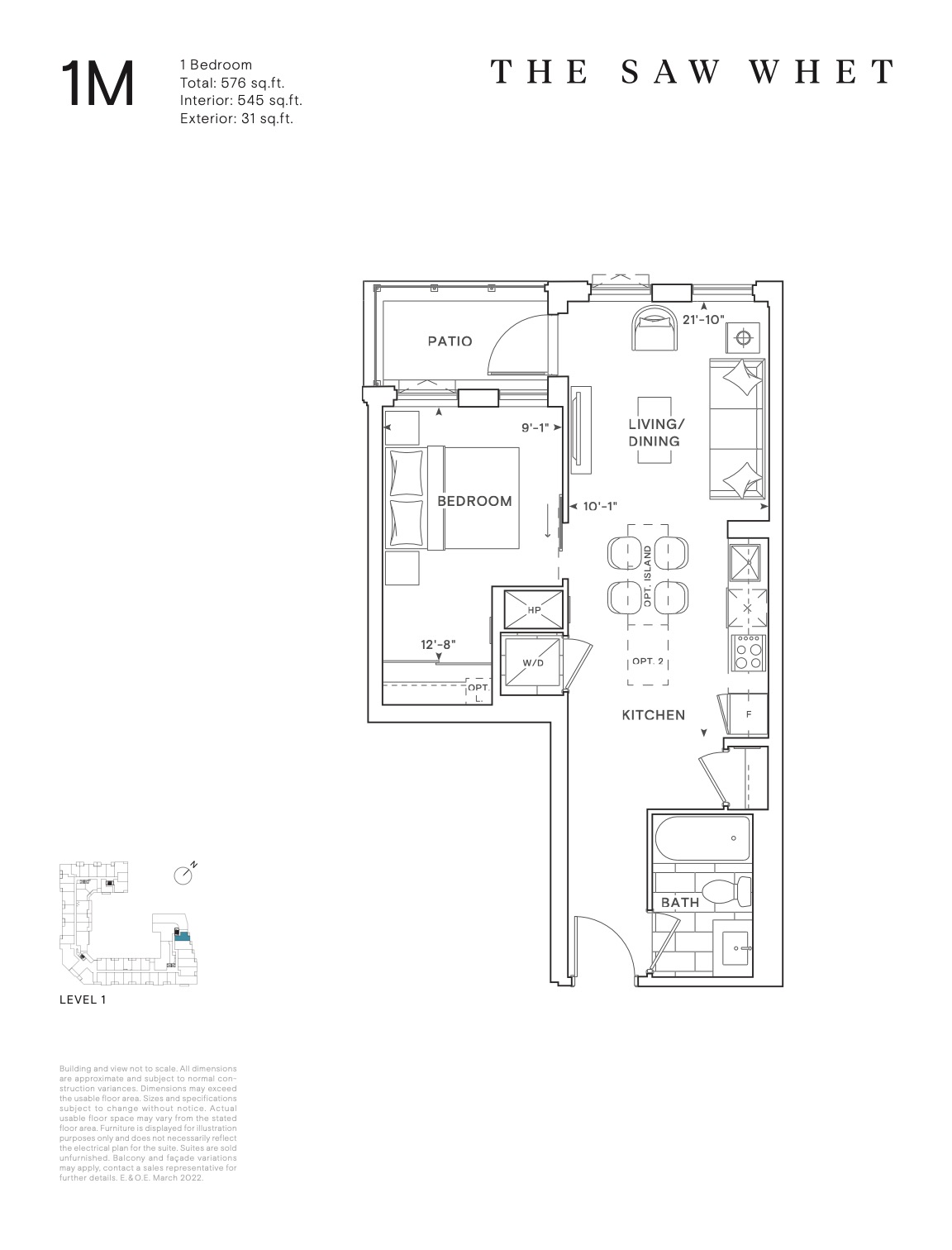 Floor plan 1M